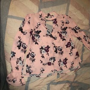 Floral long sleeve blouse